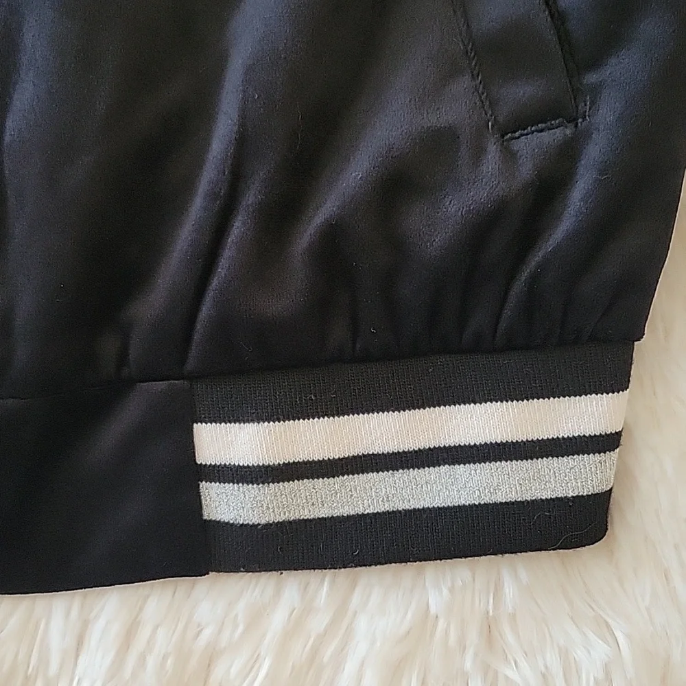Limited Too Velour Zip Up Jackets Black & Purple, Rhinestones Girls 10/12